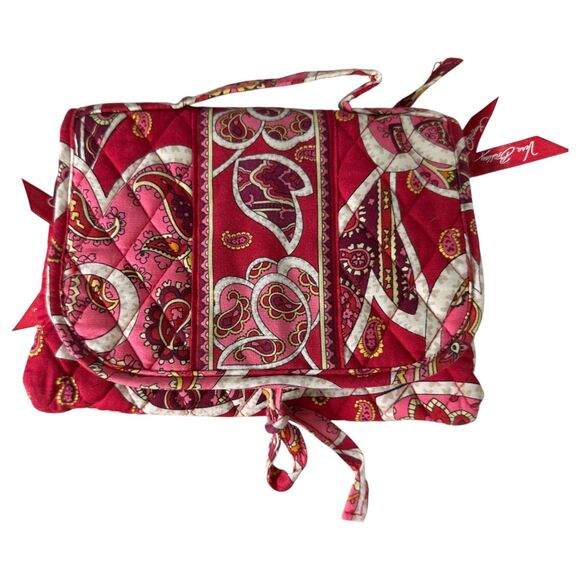 Vera Bradley Rosy Posies Makeup Mini Toiletry Cosmetic Travel Bag - Picture 1 of 4